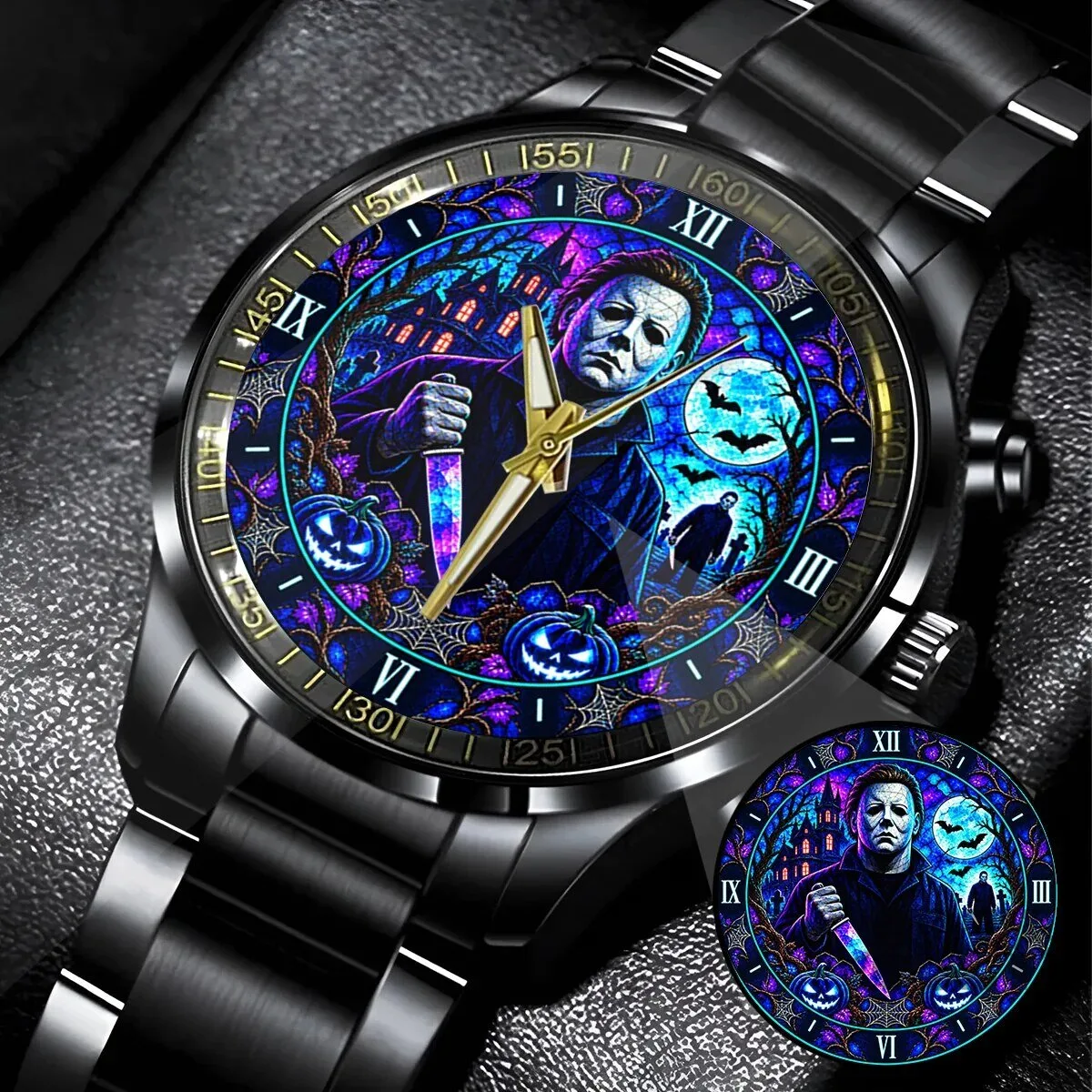 Halloween Michael Myers Horror Movie Stainless Steel Watch 22 Halloween Michael Myers Horror Movie Stainless Steel Watch