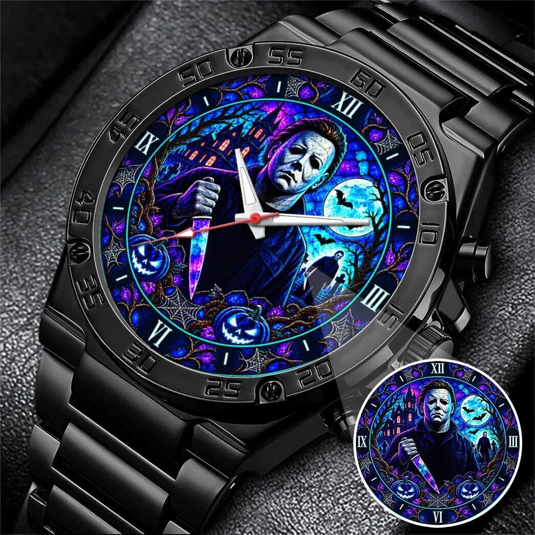 Halloween Michael Myers Horror Movie Stainless Steel Watch 23 Halloween Michael Myers Horror Movie Stainless Steel Watch