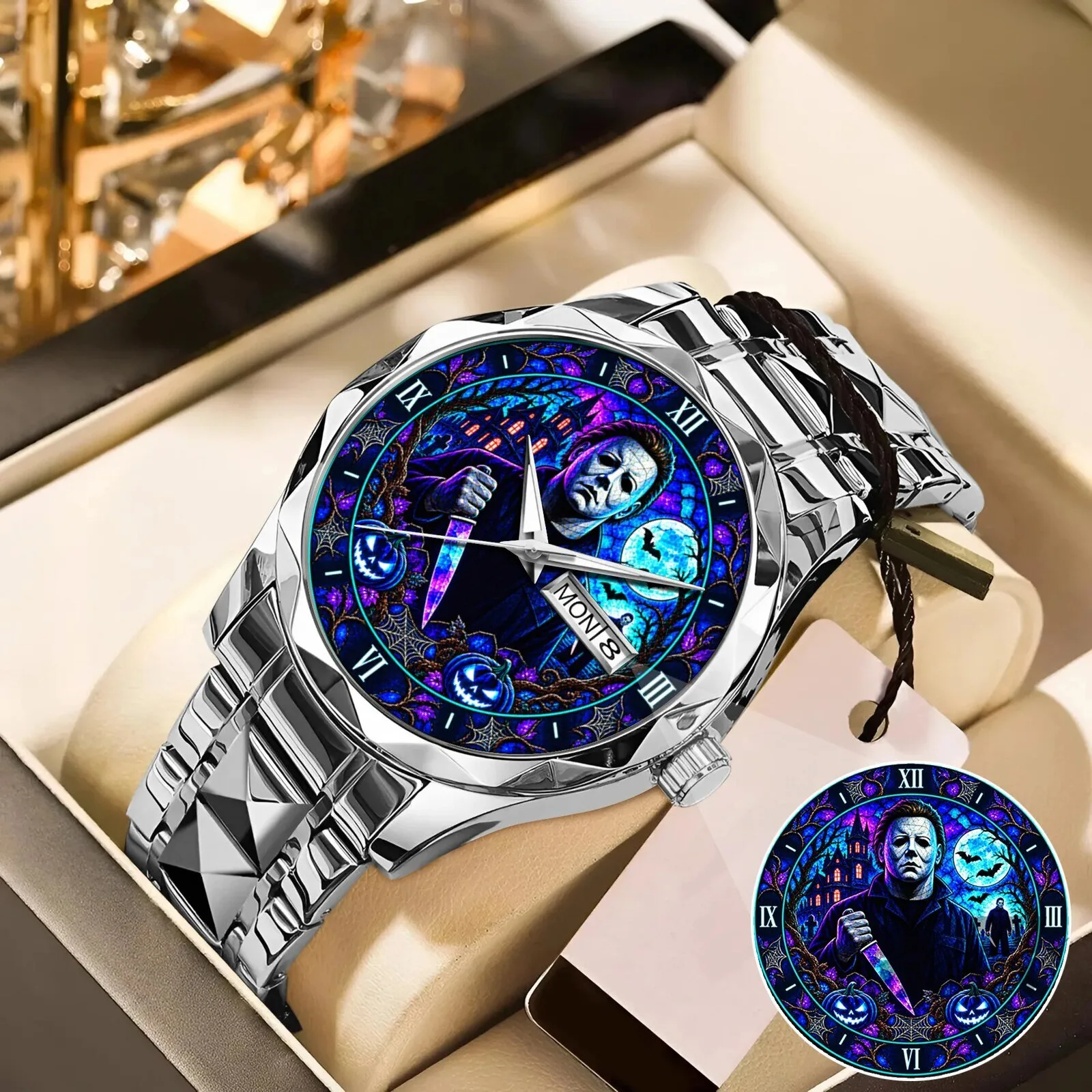 Halloween Michael Myers Horror Movie Stainless Steel Watch 25 Halloween Michael Myers Horror Movie Stainless Steel Watch