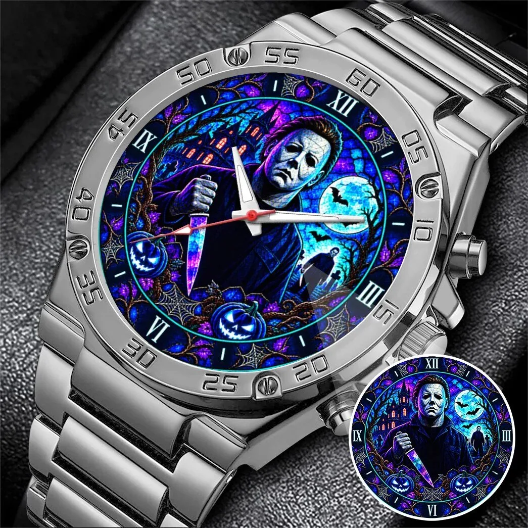 Halloween Michael Myers Horror Movie Stainless Steel Watch 26 Halloween Michael Myers Horror Movie Stainless Steel Watch
