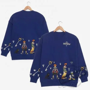 Kingdom Hearts Sora Donald Goofy Print Sweatshirt 3 Kingdom Hearts Sora Donald Goofy Print Sweatshirt