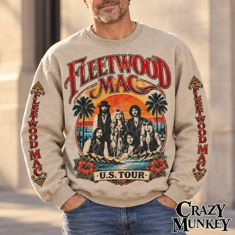 Fleetwood Mac US Tour Vintage Bootleg Concept Fan Sweatshirt | Apparel