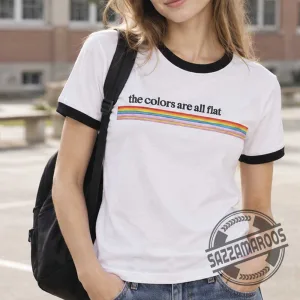 Olivia Rodrigo The Colours Are All Flat Ringer T-shirt 4 Olivia Rodrigo The Colours Are All Flat Ringer T-shirt