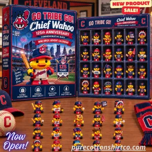 Cleveland Chief Wahoo 125th Anniversary Mini Brick Advent Calendar 1