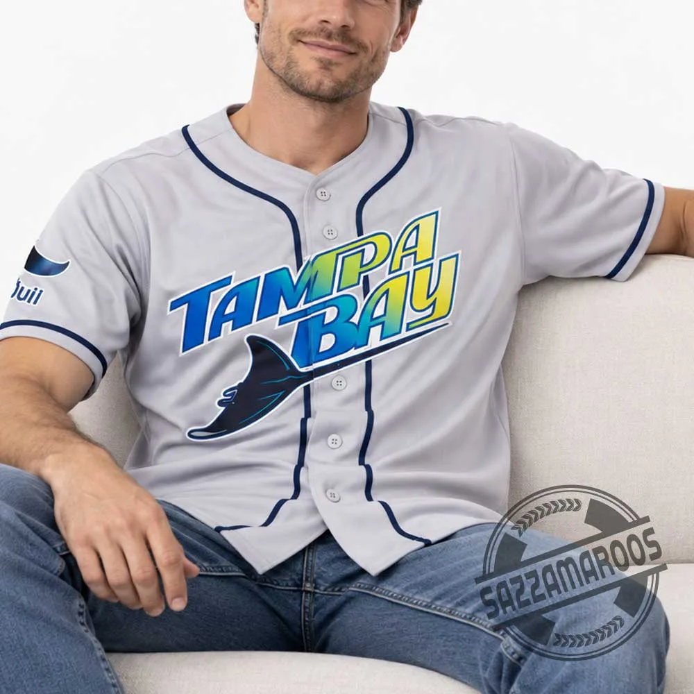 Tampa Bay Rays Gray Road Baseball Jersey 2026 (2) Tampa Bay Rays Gray Road Baseball Jersey 2026 – image 3 of 3
