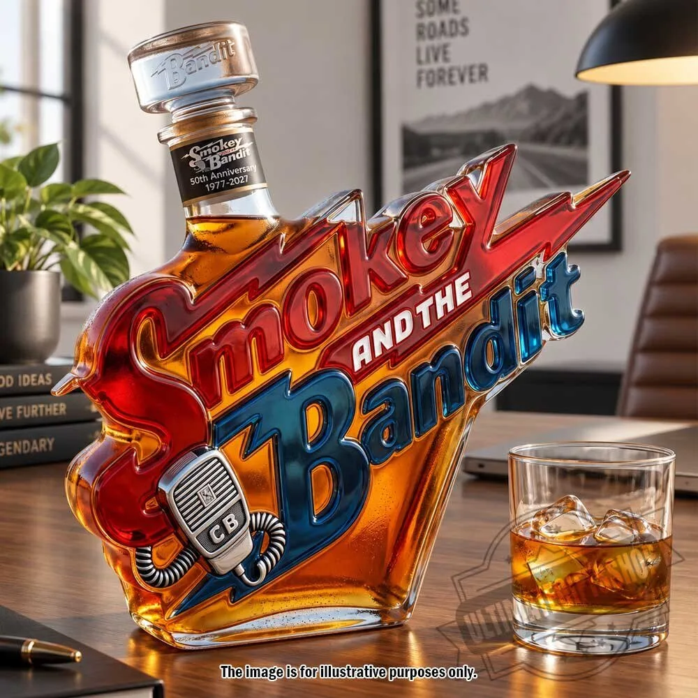 Smokey and the Bandit 50th Anniversary 1977 – 2027 Whiskey Decanter 3 Smokey and the Bandit 50th Anniversary 1977 – 2027 Whiskey Decanter