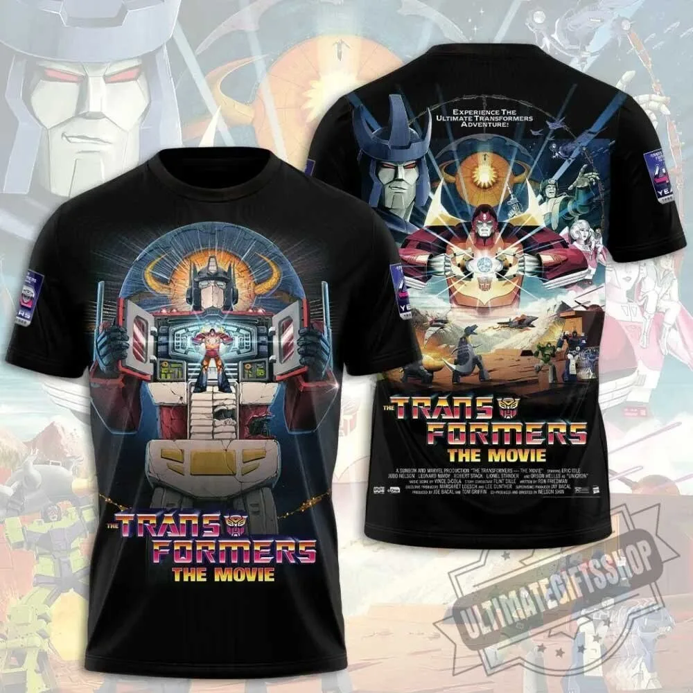 Vintage The Transformers The Movie 1986 All Over Print T-Shirt