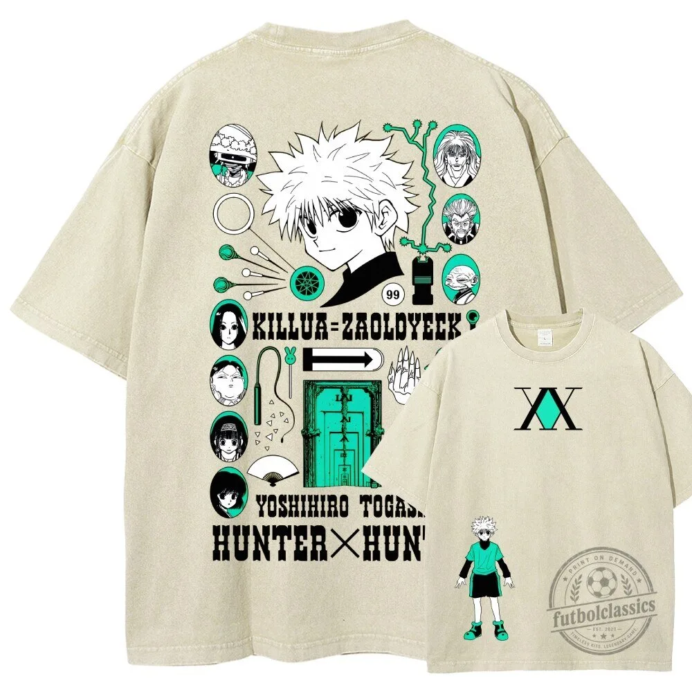 Hunter x Hunter Killua Zoldyck Anime Character Graphic T-Shirt