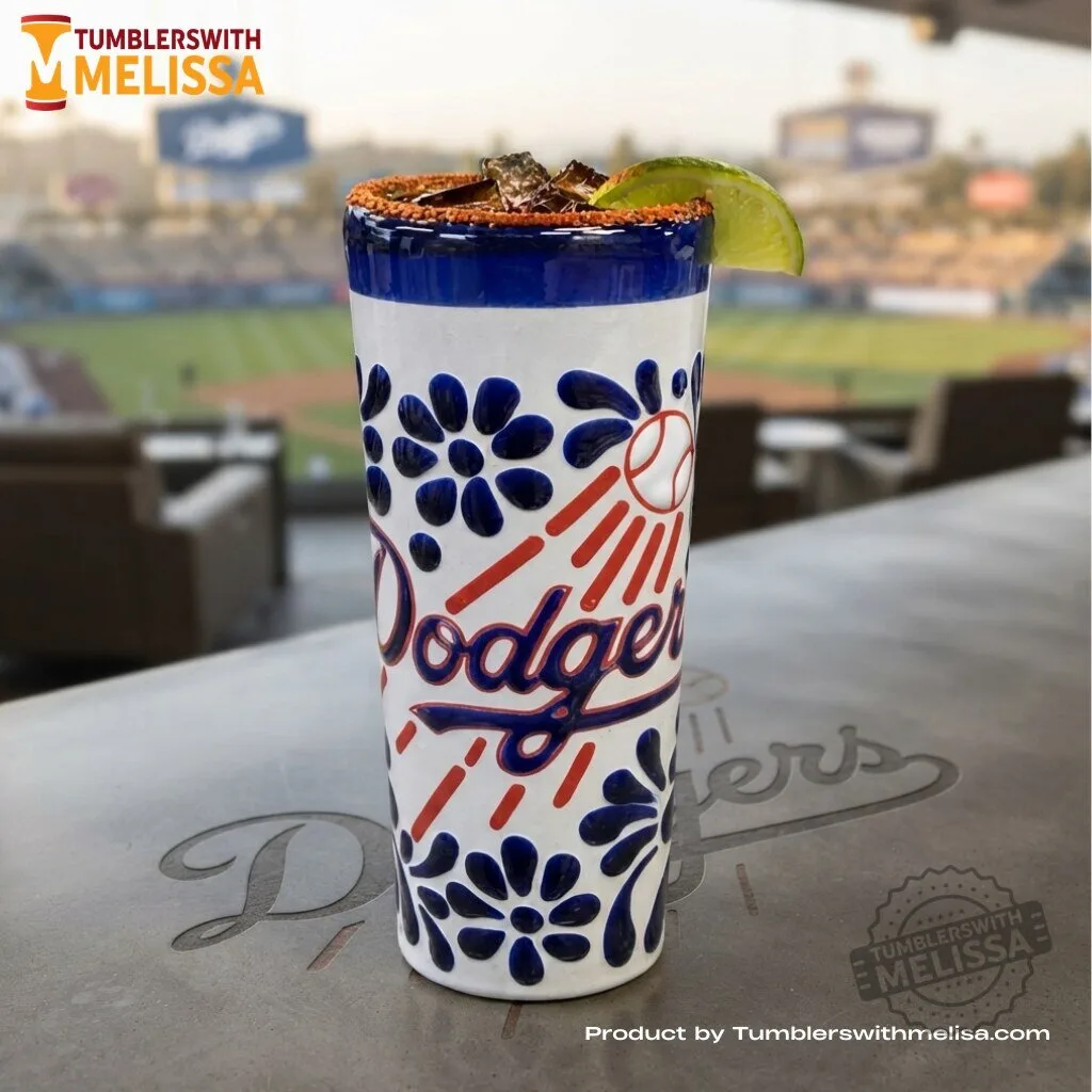 "Shop Team Spirit: Talavera Cantarito Mugs for NFL and MLB Fans" 4 Los Angeles Dodgers Talavera Cantarito Mug