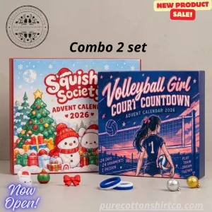Volleyball Girl Court Countdown And Squishy Society Advent Calendar 2026 2