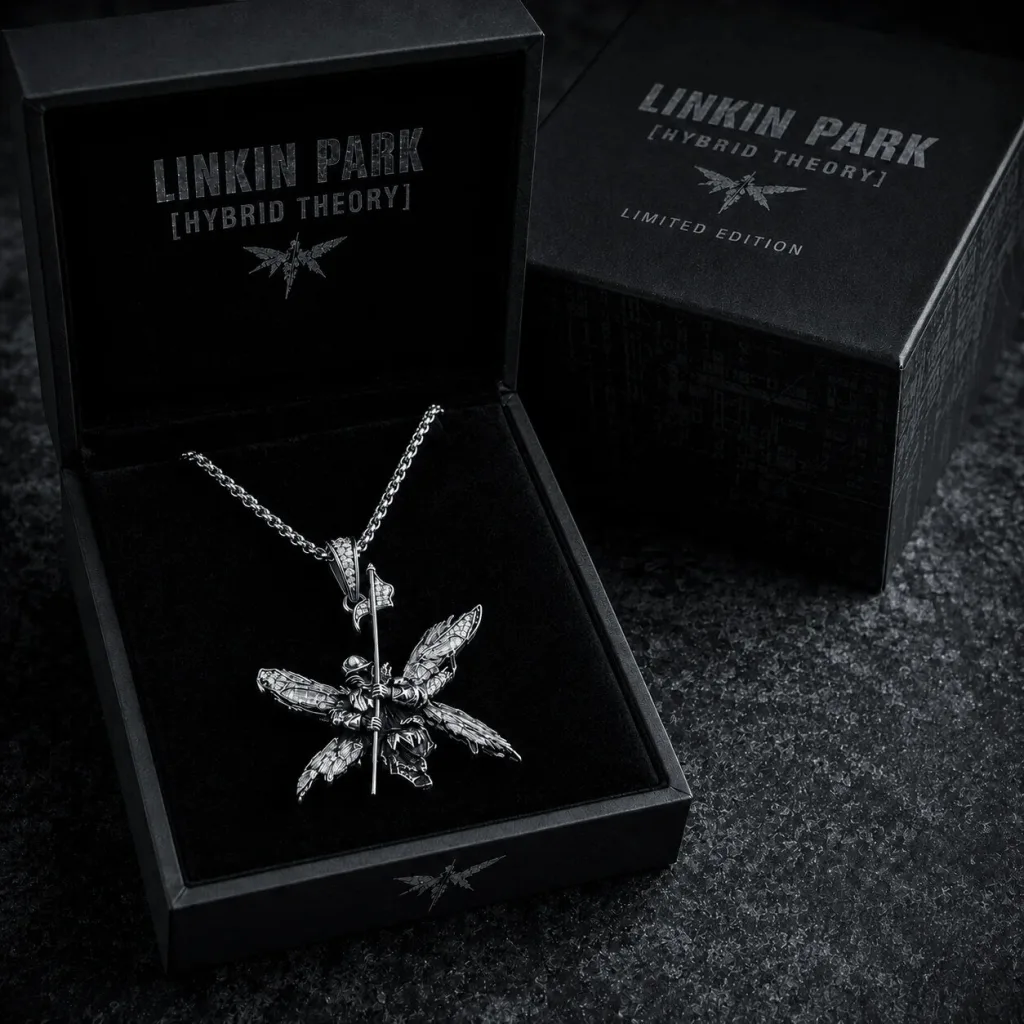 Linkin Park Hybrid Theory Soldier Diamond Pendant Necklace Linkin Park Hybrid Theory Soldier Diamond Pendant Necklace