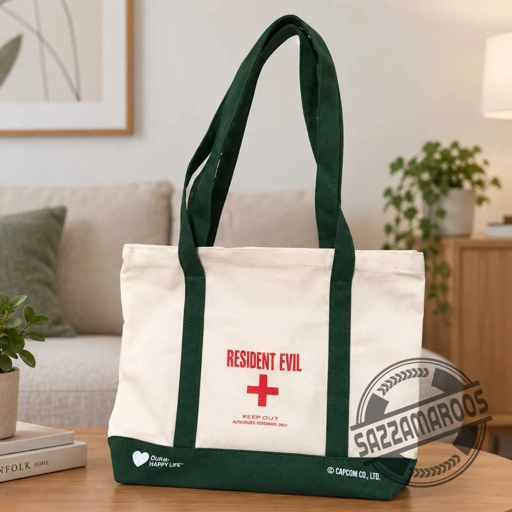 Resident Evil First Aid Canvas Tote Bag