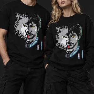 Majestic Ricky Rubio Minnesota Timberwolves Game Face T-Shirt