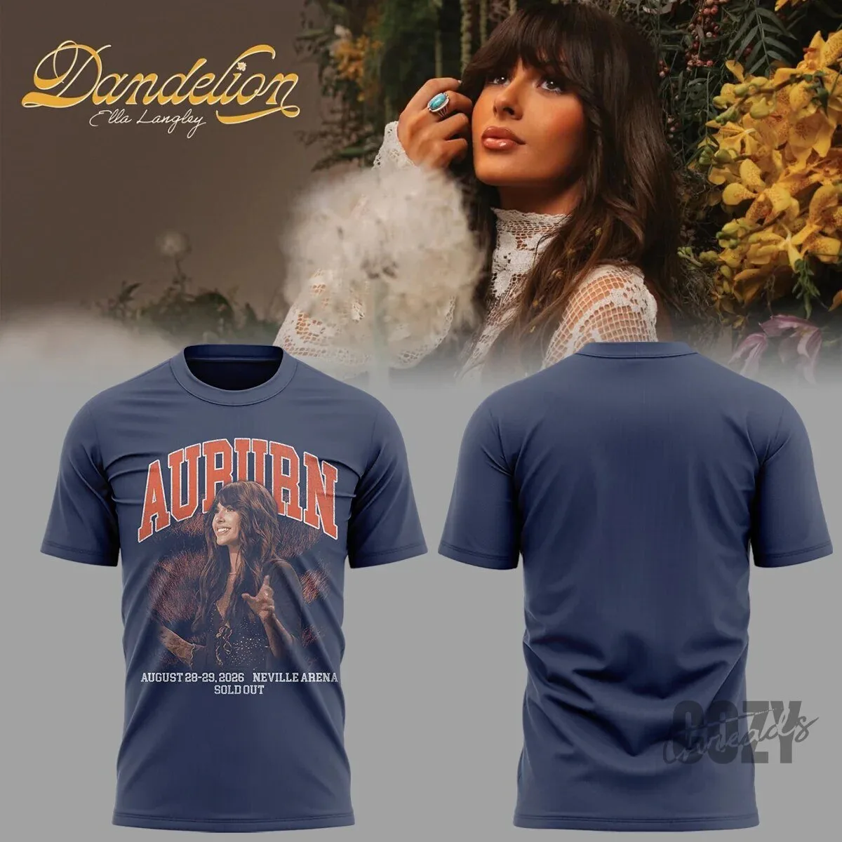 Ella Langley Dandelion Tour 2026 Concert Graphic T-Shirt