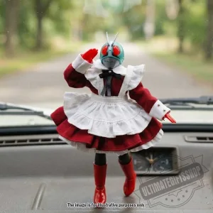 Kamen Rider Ichigo Action Figure in Red Maid Dress Costume