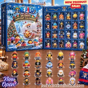 One Piece Duck Collection 24 Days Advent Calendar - 24 Days 2D Flat Acrylic Ornaments Countdown Box 4 One Piece Duck Collection 24 Days Advent Calendar 2