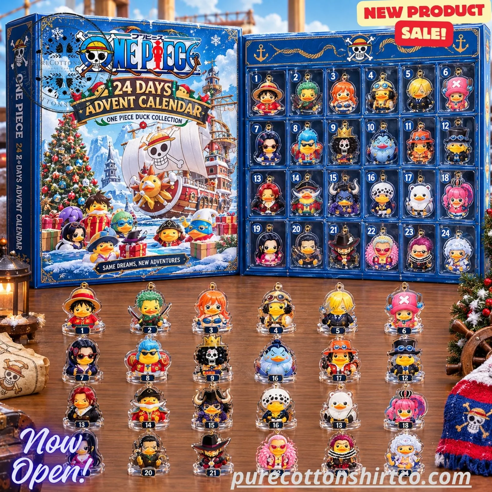 One Piece Duck Collection 24 Days Advent Calendar - 24 Days 2D