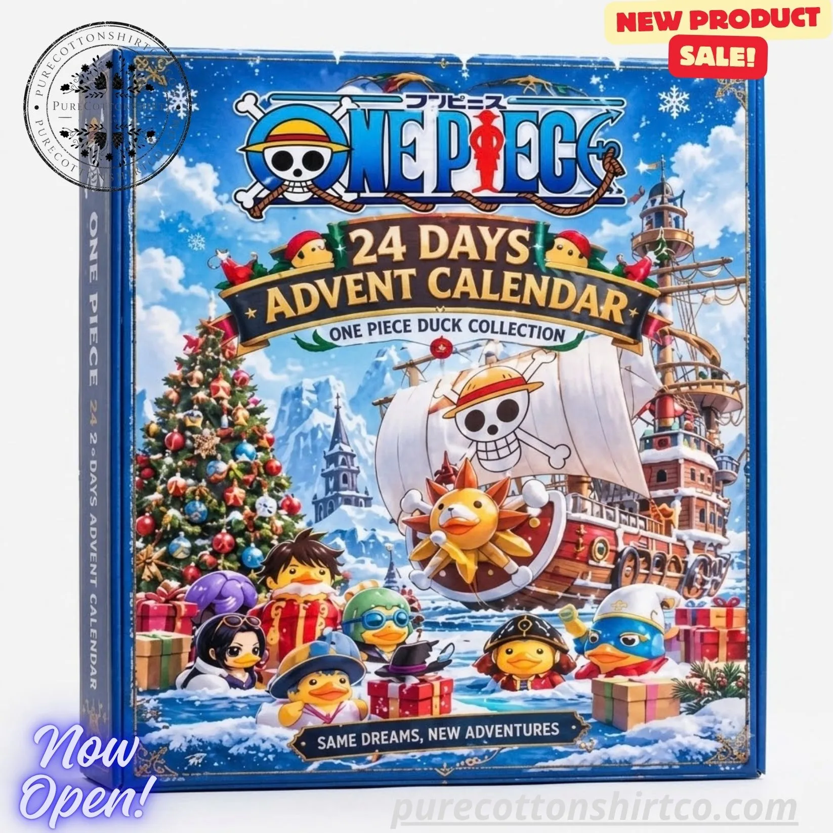 One Piece Duck Collection 24 Days Advent Calendar (3) One Piece Duck Collection 24 Days Advent Calendar – 24 Days 2D Flat Acrylic Ornaments Countdown Box — image 2