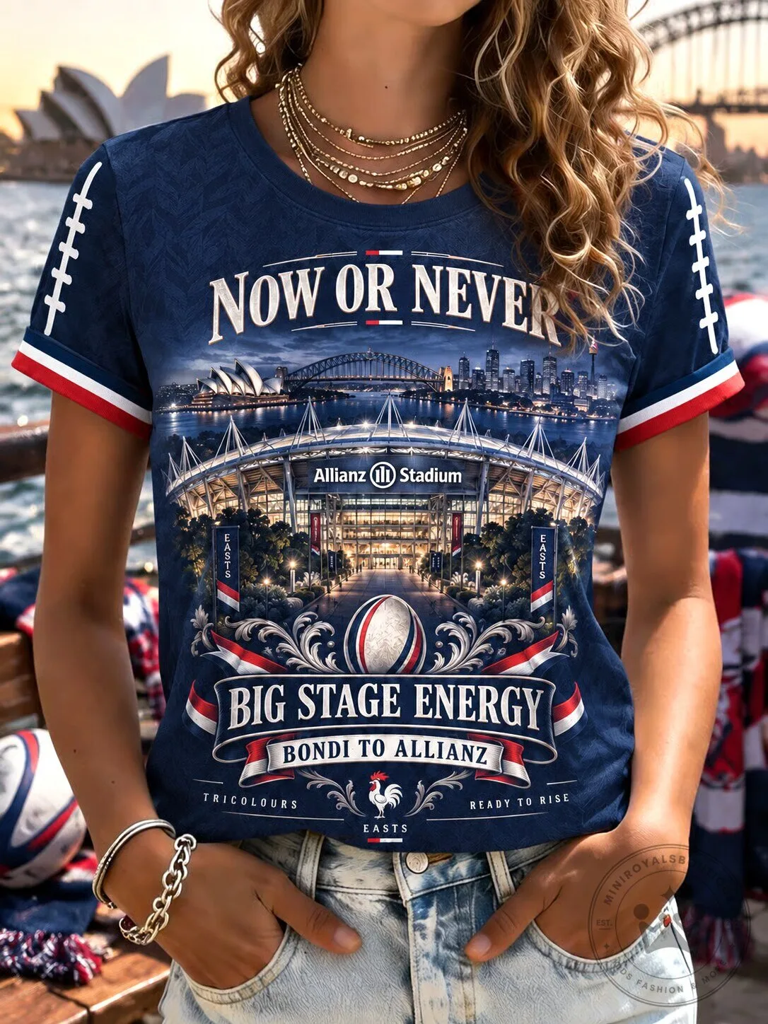 Sydney Allianz Stadium Rugby Big Stage Energy Women's T-Shirt