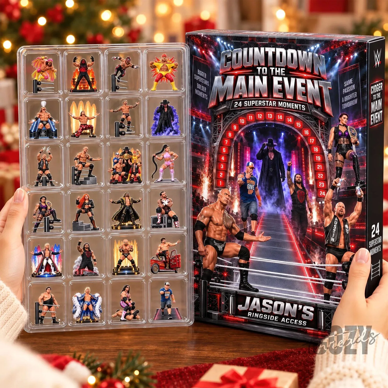 WWE Countdown To The Main Event 24 Superstar Moments Advent Calendar Blind Box
