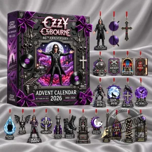 Ozzy Osbourne 2026 Advent Calendar – 46th Anniversary Collectible Christmas Countdown Box