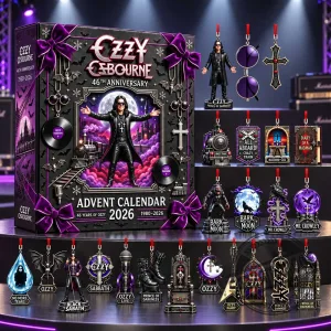 Ozzy Osbourne 2026 Advent Calendar – 46th Anniversary Collectible Christmas Countdown Box