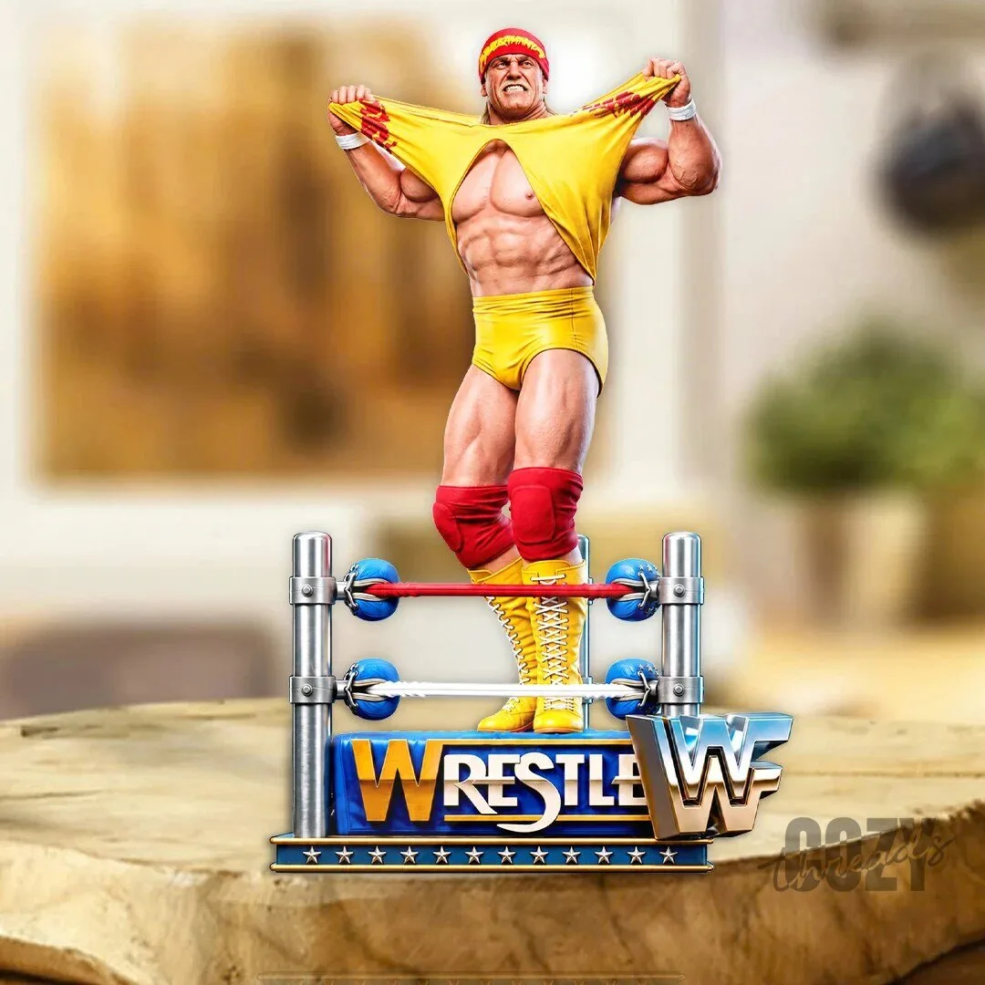 Hulk Hogan Wrestling Legend Custom Shape Acrylic Plaque Decoration 1 Hulk Hogan Wrestling Legend Custom Shape Acrylic Plaque Decoration