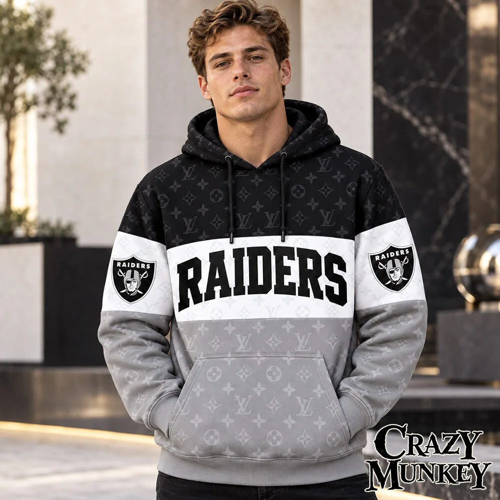 Las Vegas Raiders LV Luxury Monogram Concept Fan Hoodie | Apparel