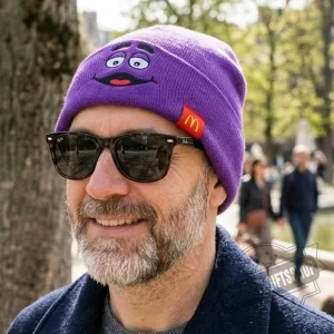 McDonaldâs Ronald McDonald House Charities Grimace Beanie Hat 5 McDonaldâs Ronald McDonald House Charities Grimace Beanie Hat
