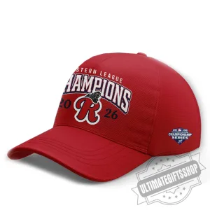 2026 Eastern League Champions Red Baseball Cap Hat 5 2026 Eastern League Champions Red Baseball Cap Hat