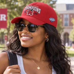 2026 Eastern League Champions Red Baseball Cap Hat 7 2026 Eastern League Champions Red Baseball Cap Hat