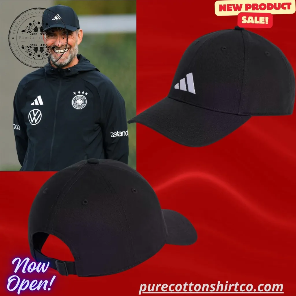 Jürgen Klopp Adidas New Logo Baseball Cap (2) Jürgen Klopp Adidas New Logo Baseball Cap