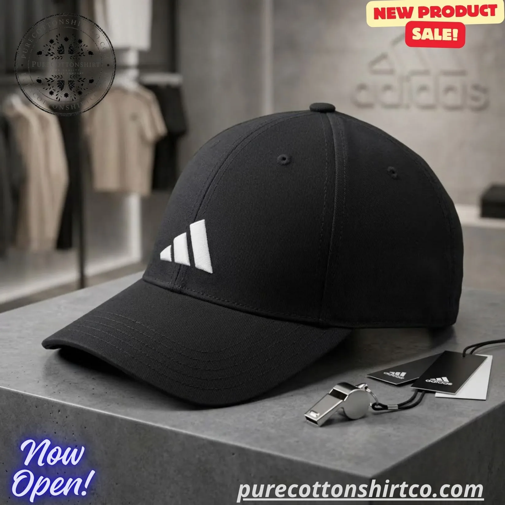 Jürgen Klopp Adidas New Logo Baseball Cap (1) Jürgen Klopp Adidas New Logo Baseball Cap — image 2