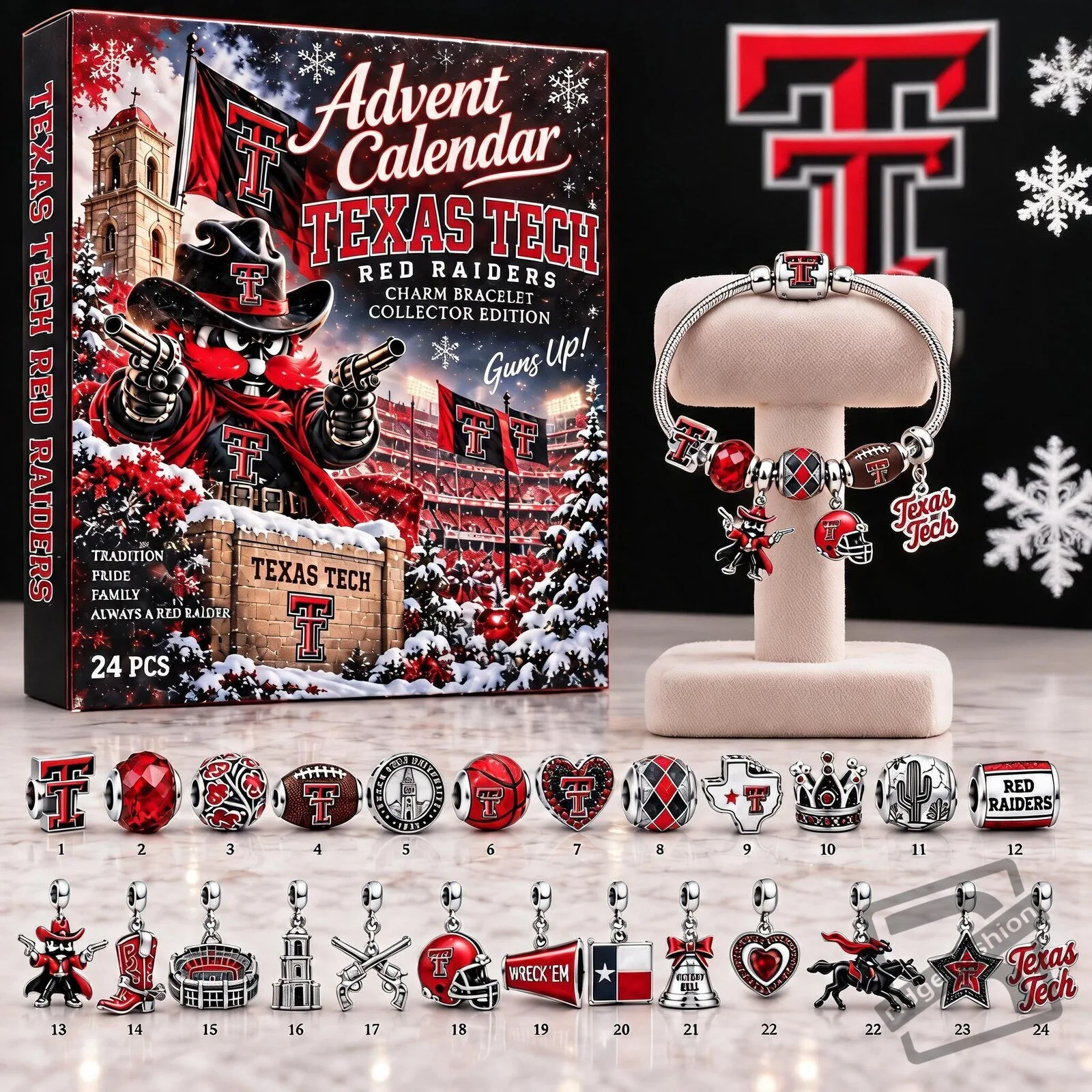 Premium TTRR Advent Calendar Charm Bracelet Set