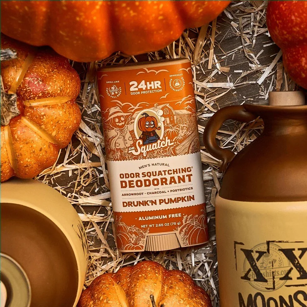 Dr. Squatch Drunk'n Pumpkin Men's Natural Odor Squatching Deodorant 6 Dr. Squatch Drunk