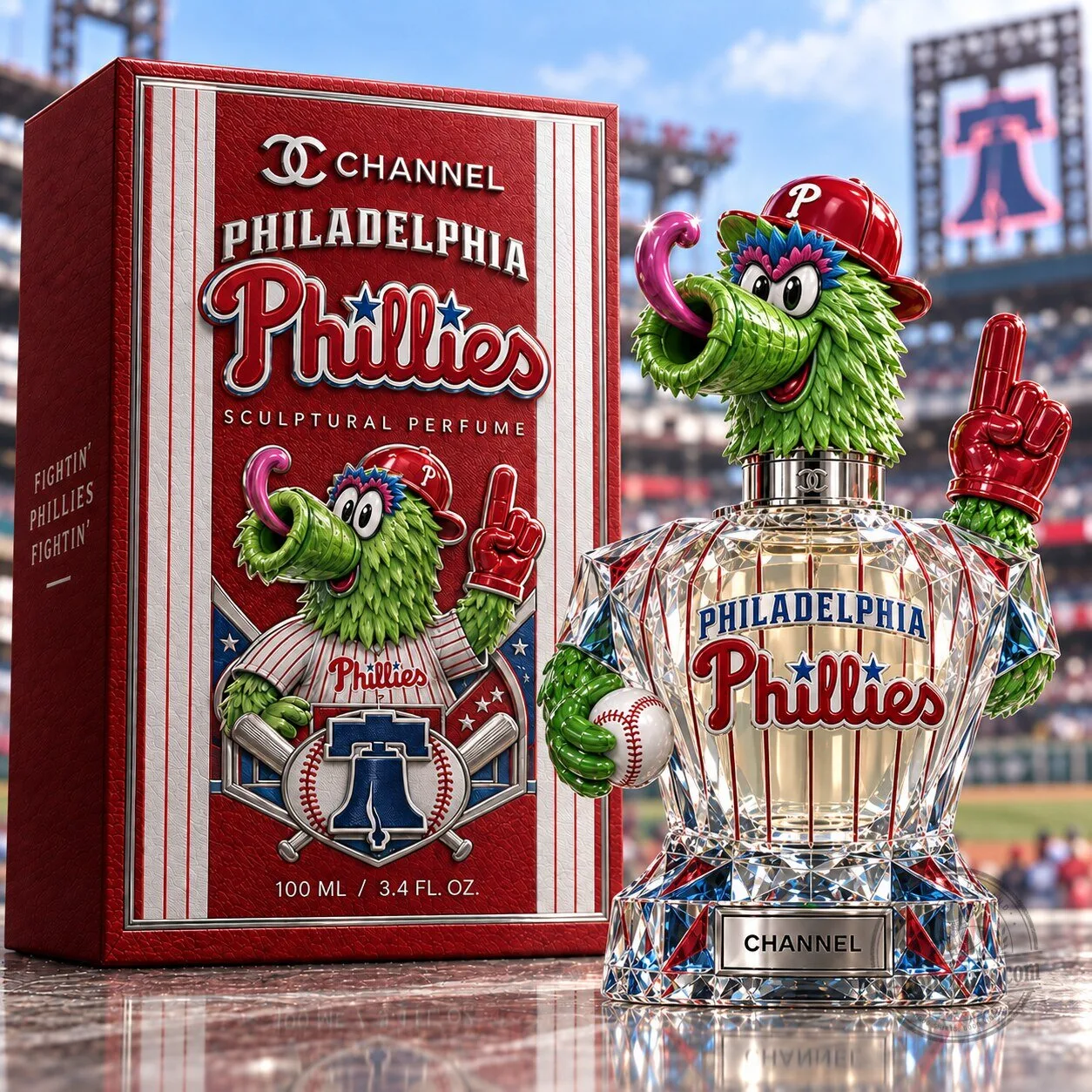 Philadelphia Phillies Phanatic Sculptural Perfume Bottle