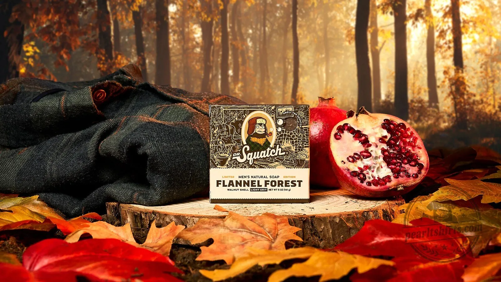 Dr. Squatch Flannel Forest Men's Natural Soap Bar 7 Dr. Squatch Flannel Forest Men