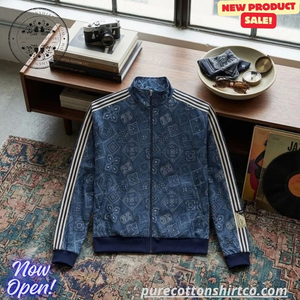 BTS Jungkook Inspired Bandana Paisley Zipper Jacket (1) BTS JUNGKOOK KAPITAL Smooth Cookie Bandana Zipper Jacket — image 2