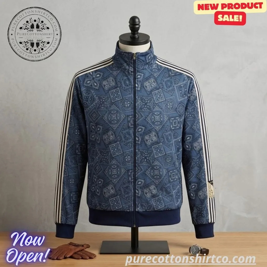BTS Jungkook Inspired Bandana Paisley Zipper Jacket (3) BTS JUNGKOOK KAPITAL Smooth Cookie Bandana Zipper Jacket — image 3