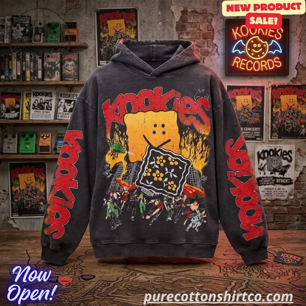 BTS JUNGKOOK Kookies Buster Peckish Rainbowy Printed Hoodie Shirt (3) BTS JUNGKOOK Kookies Buster Peckish Rainbowy Printed Hoodie Shirt — image 3