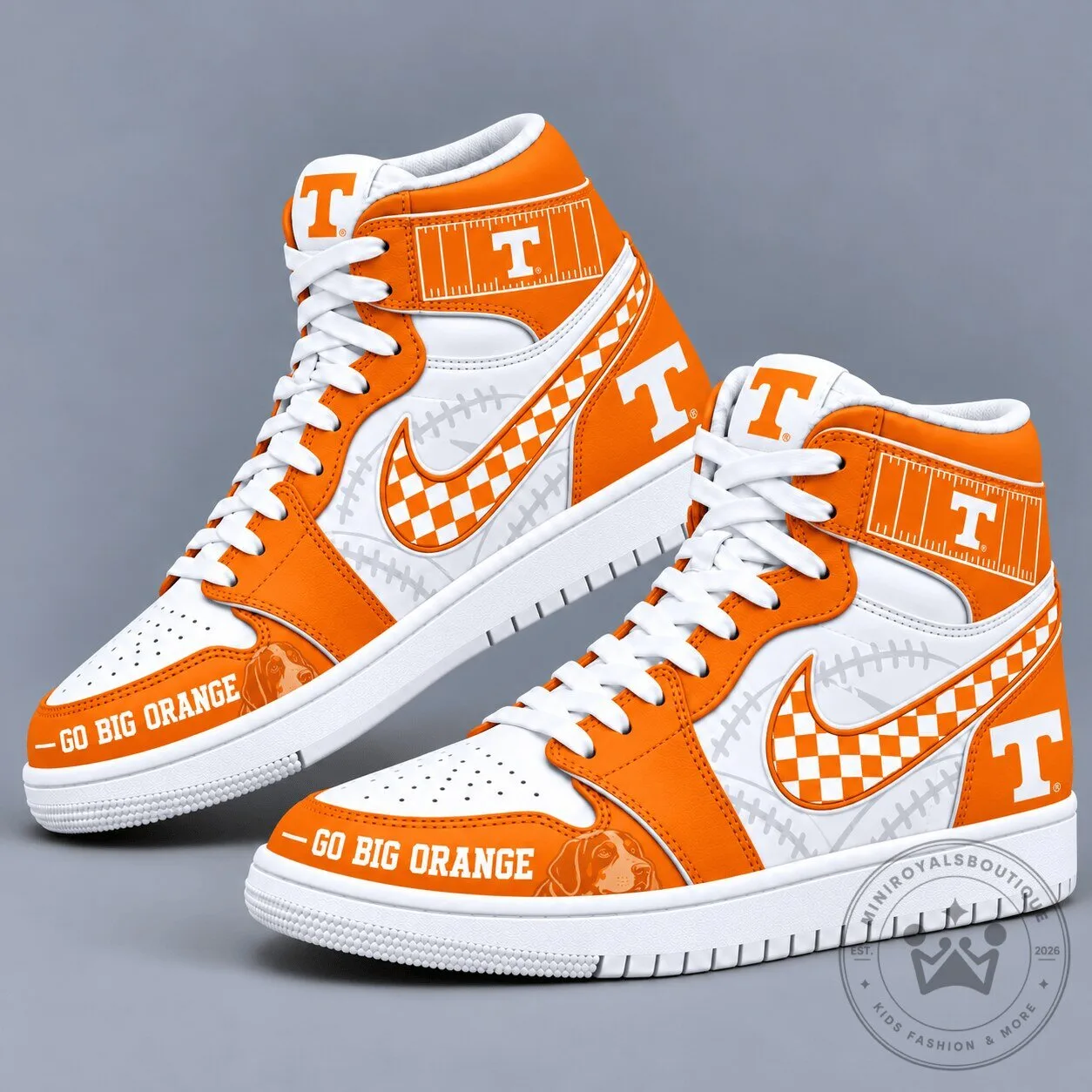 Tennessee Volunteers Football Team Mascot High Top Shoes