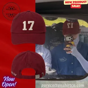 BTS V EEUT '7' Boucle Cap Hat - BTS Taehyung playing golf with his friend 4 BTS V EEUT 7 Boucle Cap Hat 2