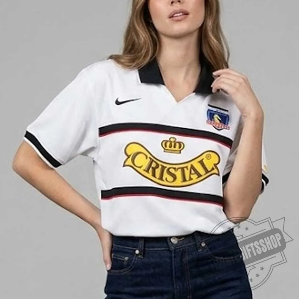 1996 Nike Colo-Colo Home Shirt Cristal Retro Jersey 4 1996 Nike Colo-Colo Home Shirt Cristal Retro Jersey