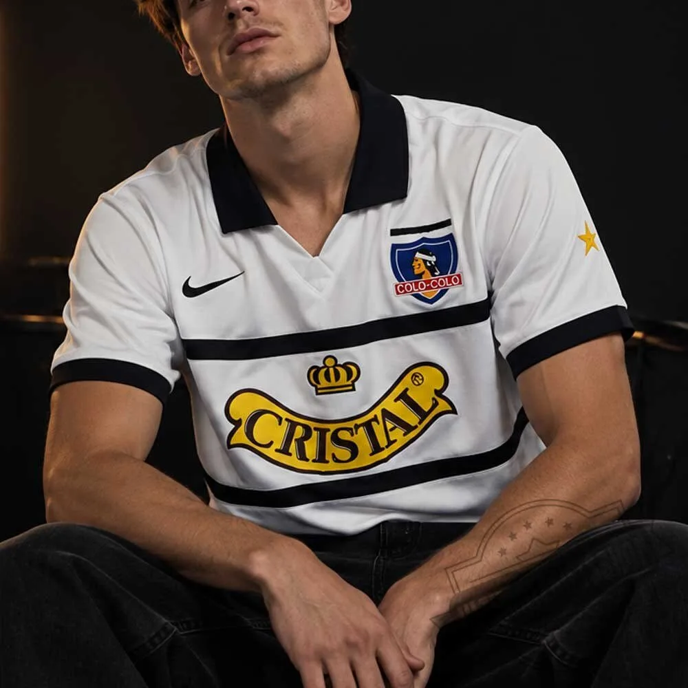 1996 Nike Colo-Colo Home Shirt Cristal Retro Jersey 5 1996 Nike Colo-Colo Home Shirt Cristal Retro Jersey