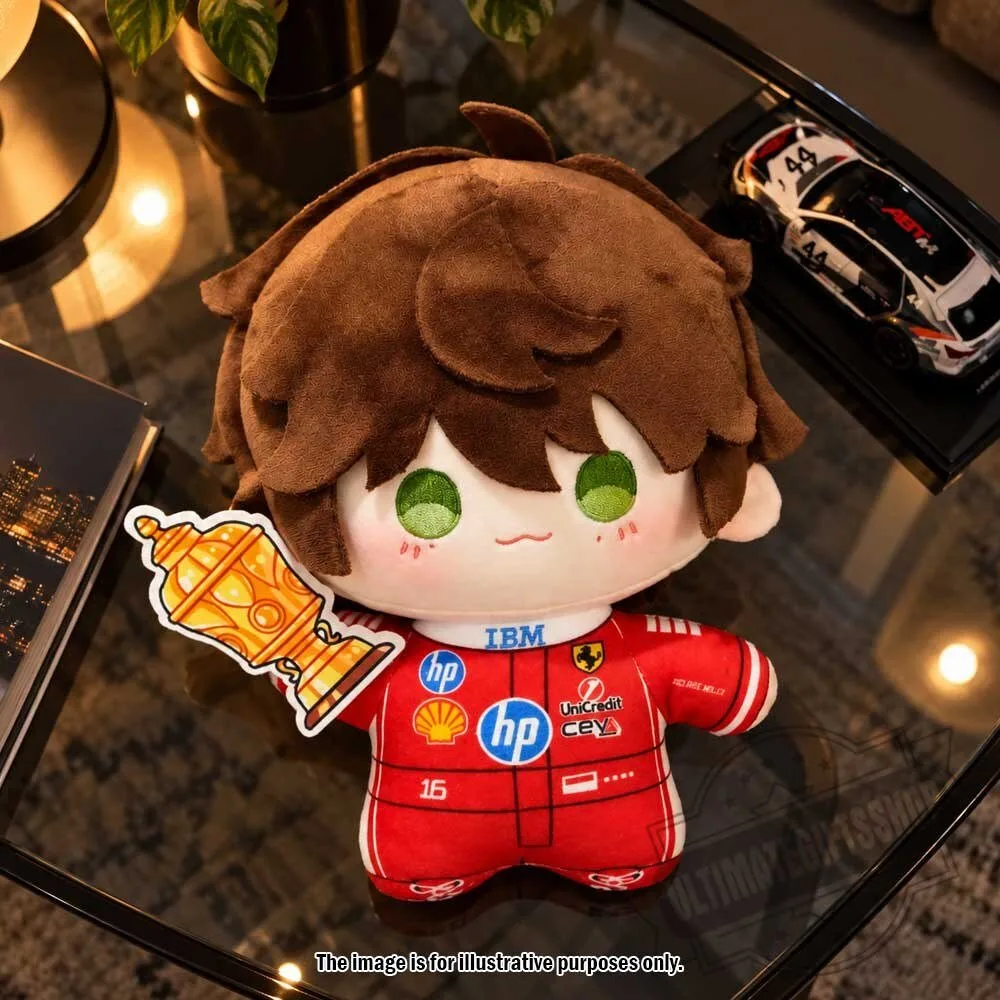 Charles Leclerc #16 F1 Plush Doll with Winner Trophy 5 Charles Leclerc #16 F1 Plush Doll with Winner Trophy