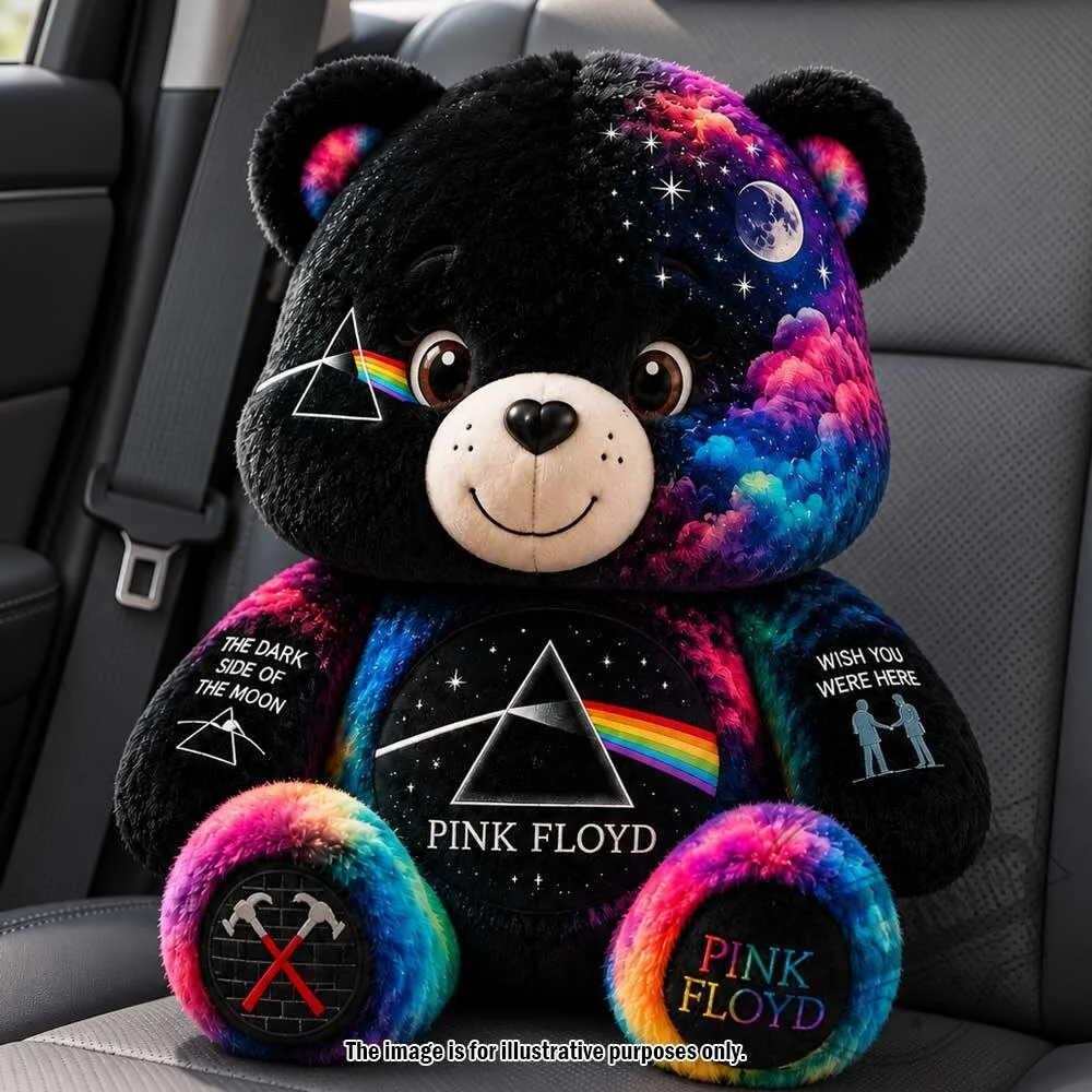 Pink Floyd The Dark Side of the Moon Teddy Bear Plush Toy 4 Pink Floyd The Dark Side of the Moon Teddy Bear Plush Toy