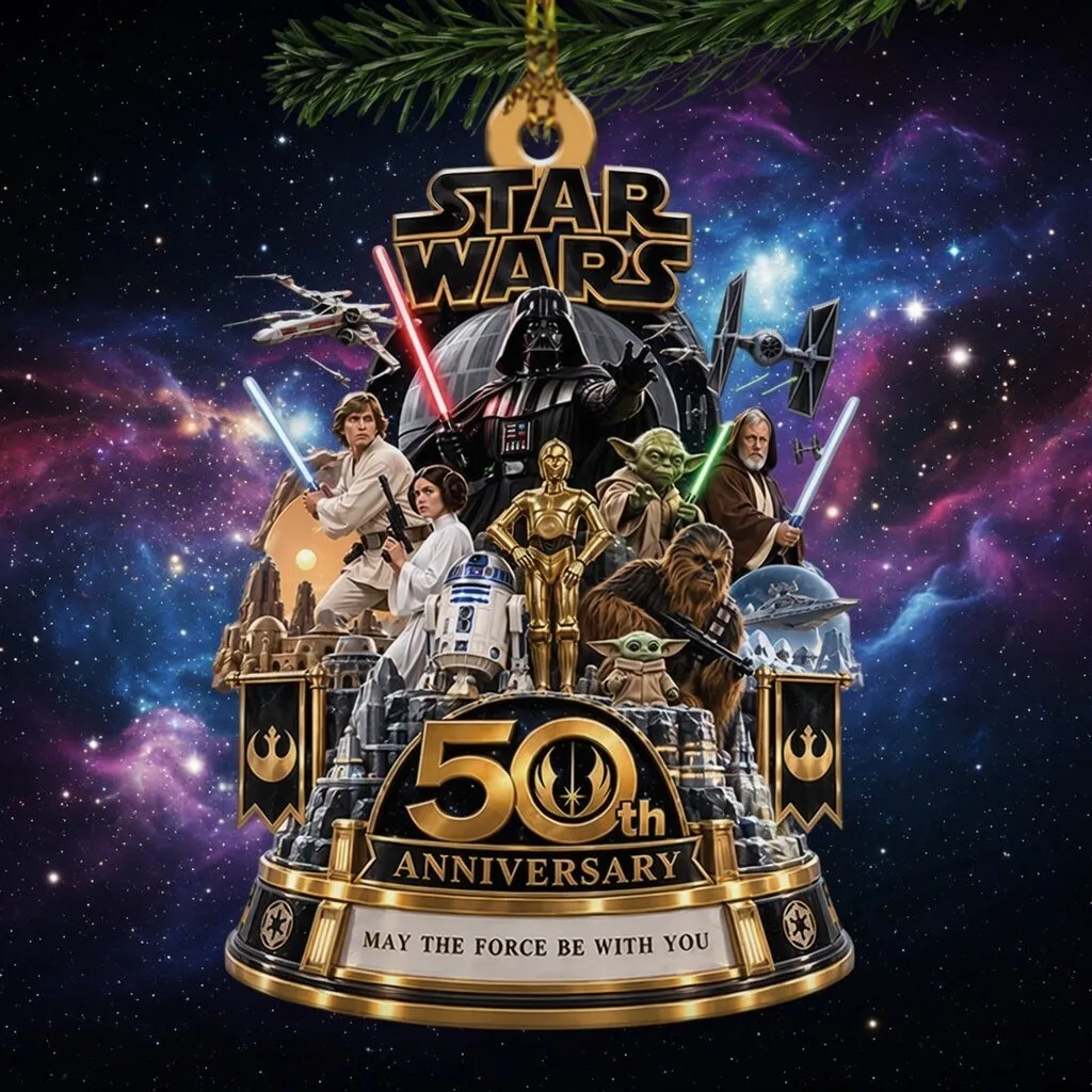 Star Wars 50th Anniversary Custom Shape 2-side Printed Acrylic Ornament