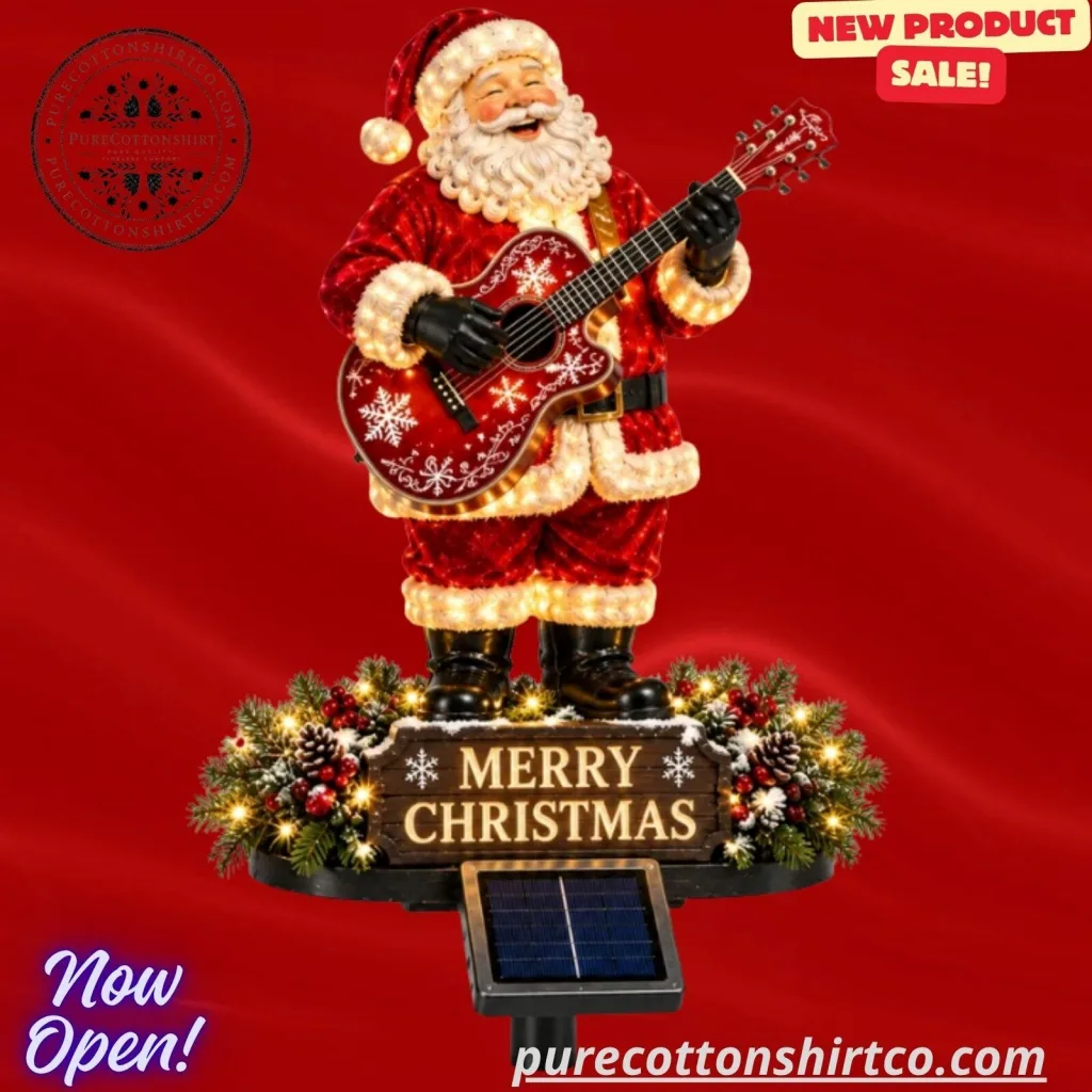 solar-powered-playing-guitar-santa-claus-statue-light-christmas-garden-stake-decor-featured Solar Powered Playing Guitar Santa Claus Statue Light – Christmas Garden Stake Decor