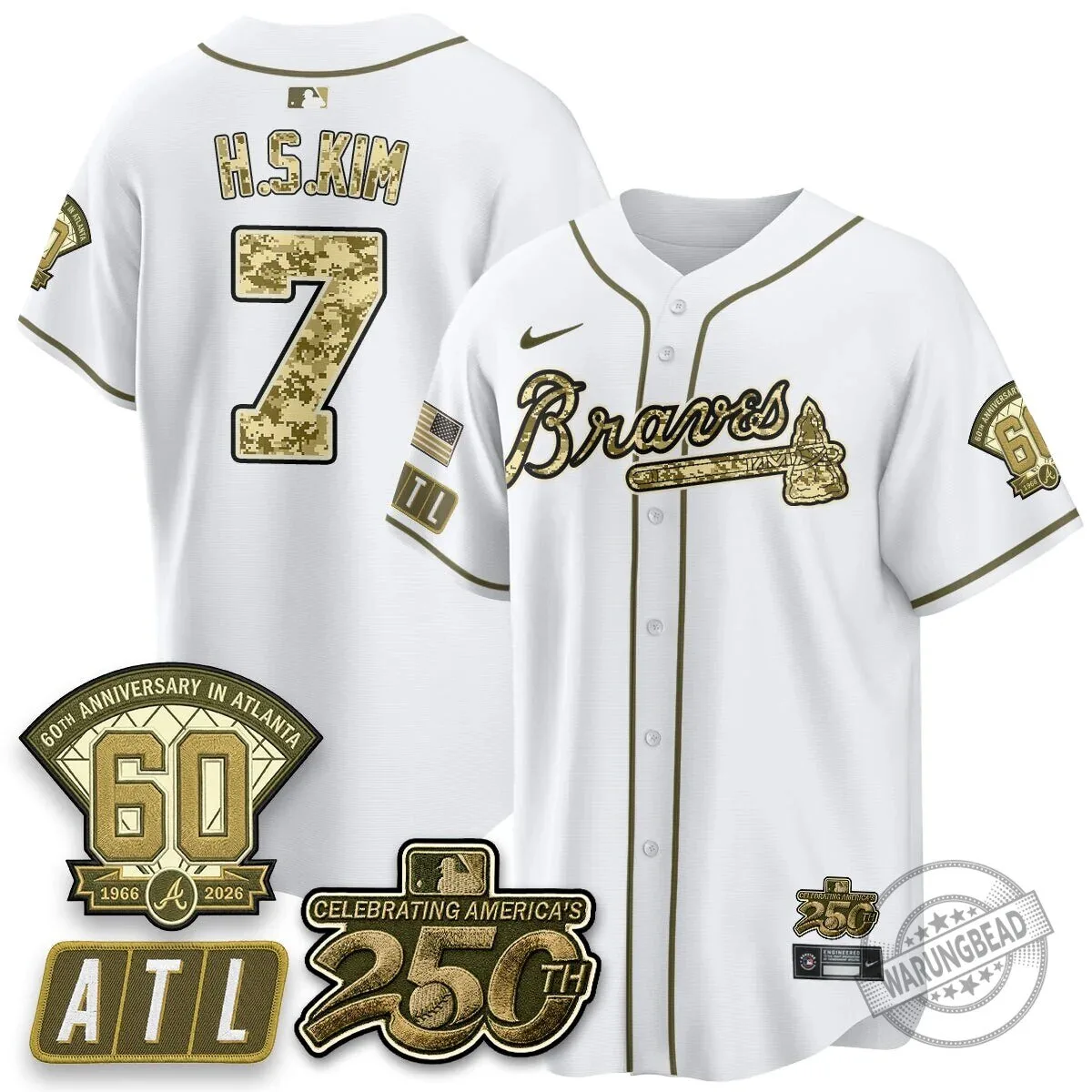 Atlanta Braves Ozzie Albies Salute to Service Baseball Jersey 43 Atlanta Braves Ozzie Albies Salute to Service Baseball Jersey