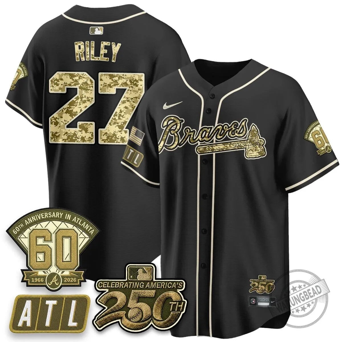 Atlanta Braves Ozzie Albies Salute to Service Baseball Jersey 50 Atlanta Braves Ozzie Albies Salute to Service Baseball Jersey